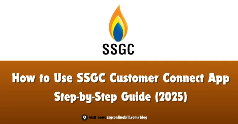SSGC Customer Connect App